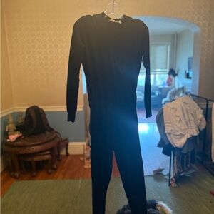 Black Long Sleeve Jumpsuit